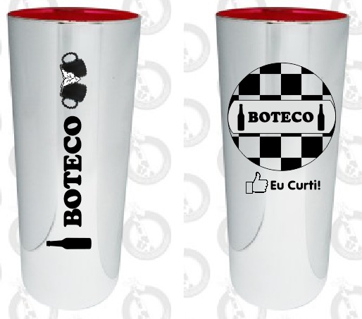 Copo Long drink Metalizado